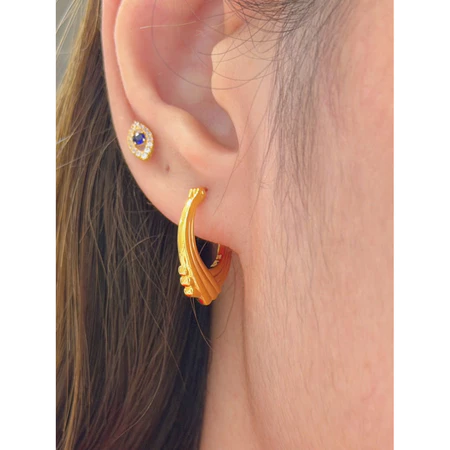 Electroform Loop Earring